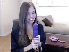 Brunette, Masturbation, Webcam